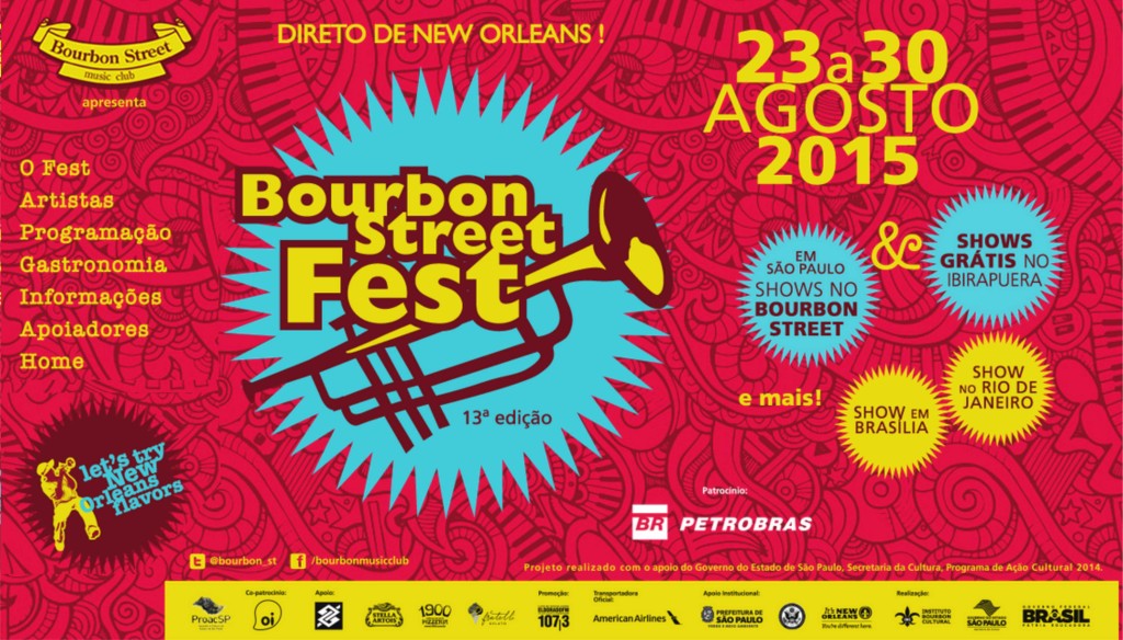 Domingo começa o 13º Bourbon Street Fest!!!